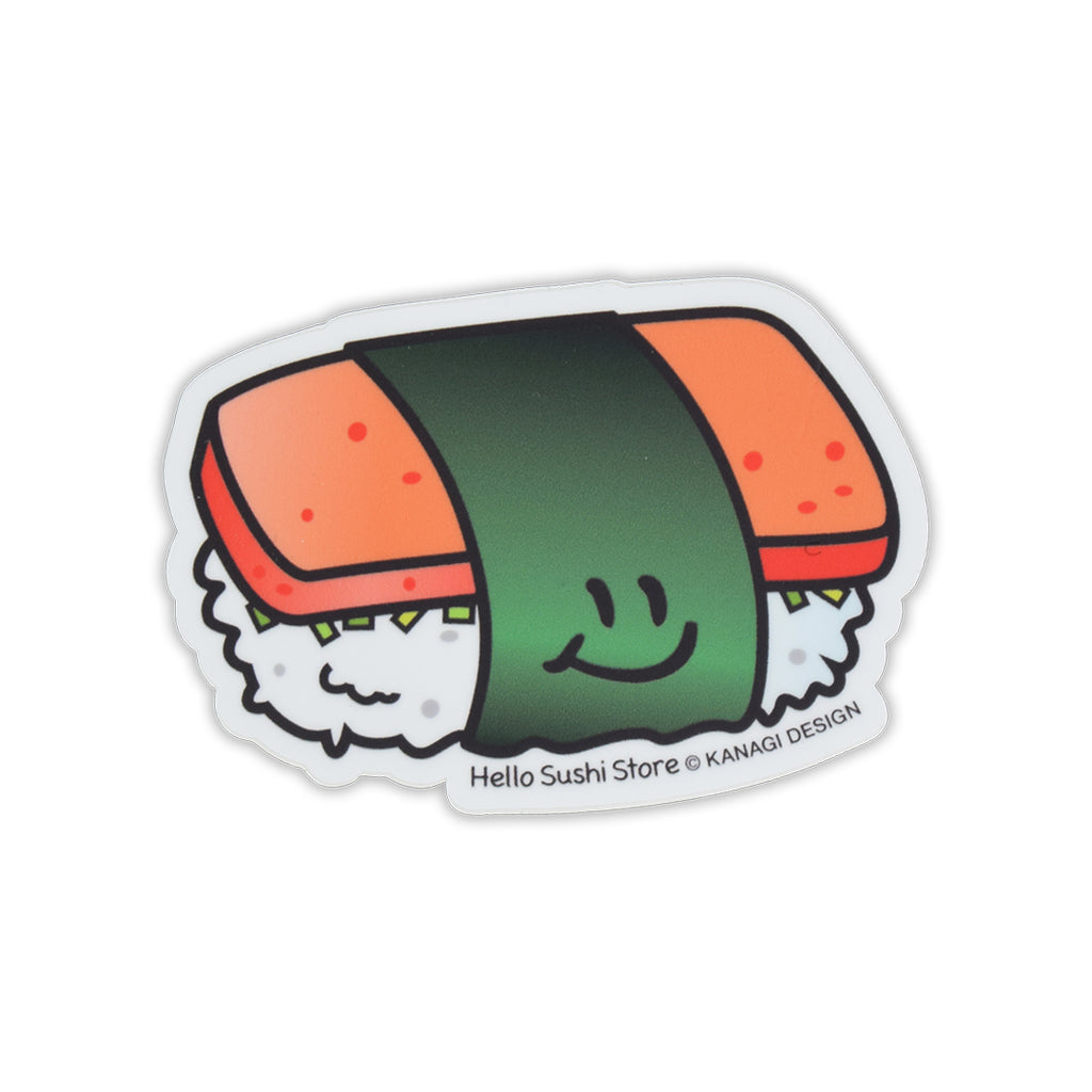 Kawaii Spam Musubi Vinyl Sticker – Mochi Kids