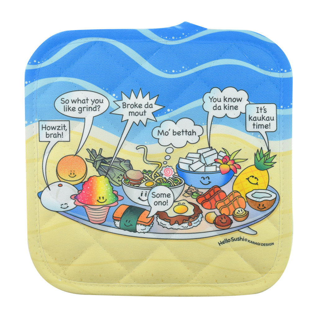 Hawaiian Slang Pot Holder by Hello Sushi