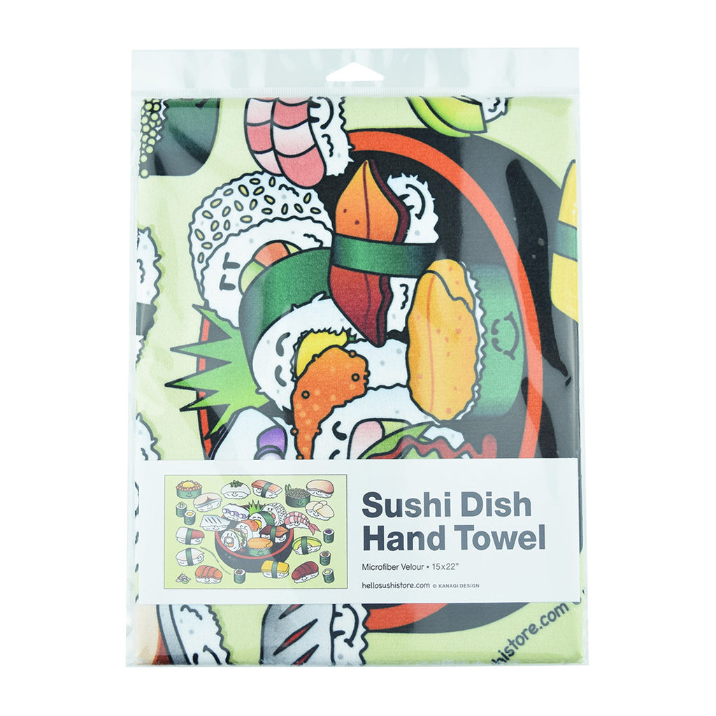 Sushi Dish Hand Towel - Hello Sushi Store