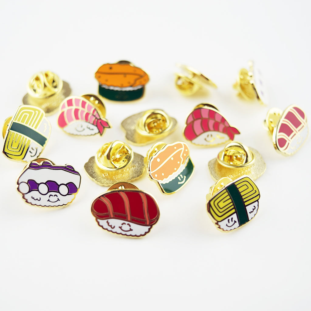 Sushi Pins by Hello Sushi Store